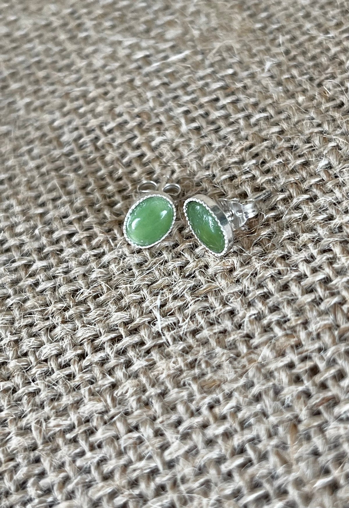 Pounamu Studs - Sterling Silver